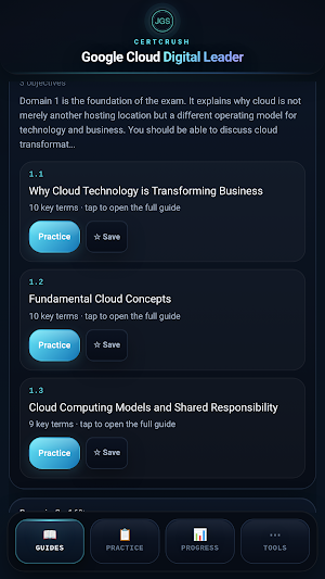 CertCrush: Google Cloud DL Screenshot 1