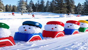 Snowball Fun Race 3D Screenshot 1
