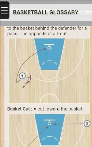 Basketball Dictionary Screenshot 1