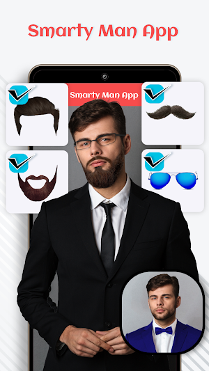 Smarty Man Photo & Suit Editor Screenshot 2