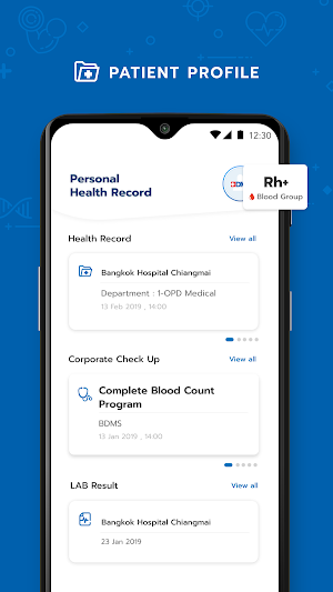 BDMS Healthpassport Screenshot 2