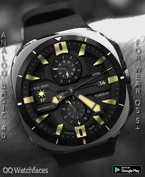 Analog Basic 40 Wear OS 5+ Screenshot 2