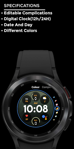 Nighty Digital 29 - watch face Screenshot 3