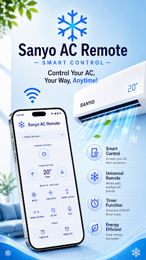 Sanyo AC Remote - IR Control Screenshot 1
