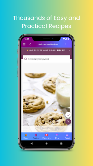 Delicious Food Recipes Screenshot 2
