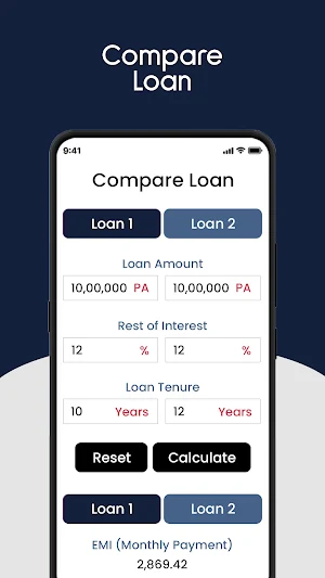 LoanPe - EMI Loan Calculator Screenshot 3