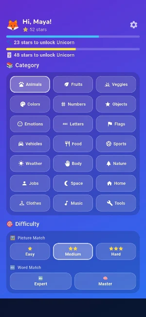 Flip & Learn: Word Card Game Screenshot 2