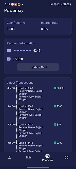 Easyloadpro.com Screenshot 1