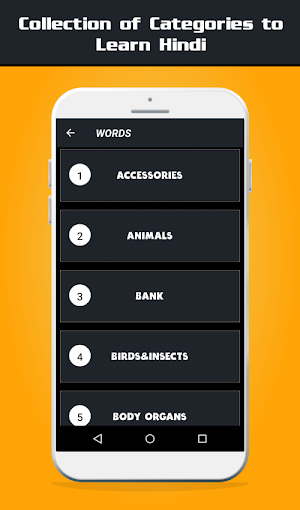 Learn Hindi from English and Tamil Screenshot 1