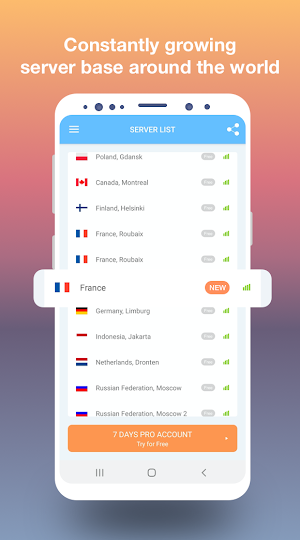 VPN Malaysia - get free Malaysian IP Screenshot 3