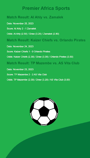 Premierbet Africa Sports Screenshot 3