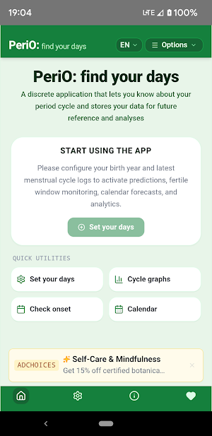 PeriO: find your days Screenshot 0