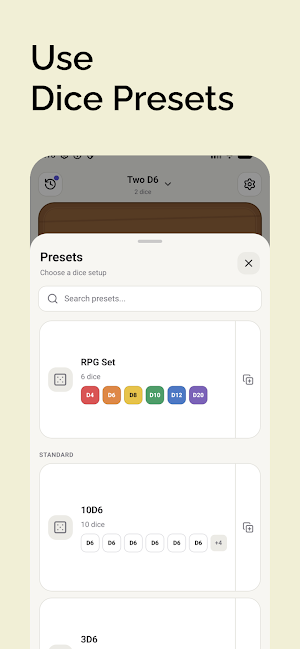 Dice Roller: Board Games Screenshot 3