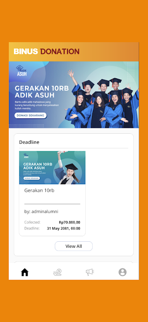Binus Donation Screenshot 1