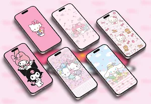 Hello Cute Kitty Wallpaper Screenshot 0