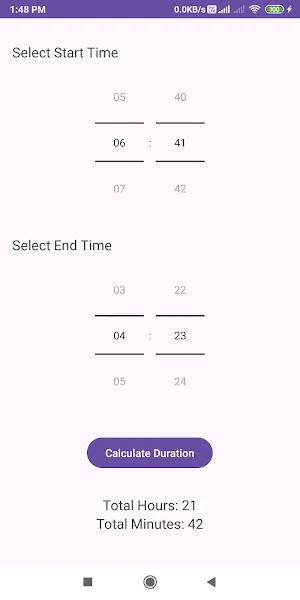Time Duration Calculator Screenshot 3