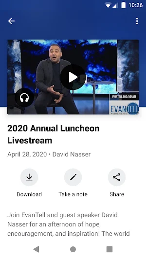 Evantell Screenshot 2