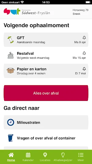 Afvalkalender Súdwest-Fryslân Screenshot 1