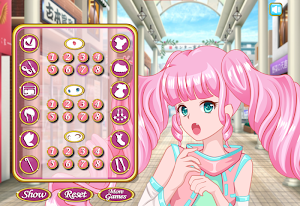 Anime Girl Dress Up And Makeup - Girls Games Screenshot 3