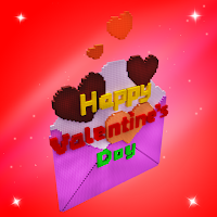 Valentines Love 3D Pixel Art