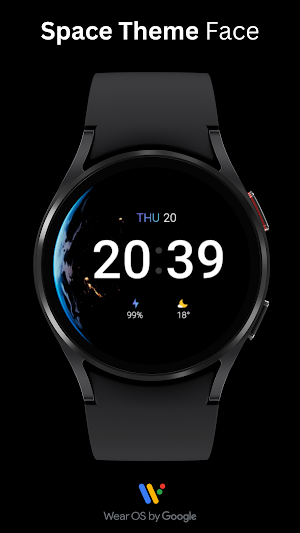 Dark Earth Watch Face Screenshot 0