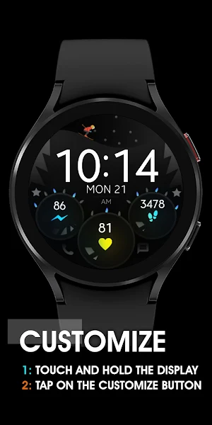 Christmas Animated Watch Face Screenshot 2