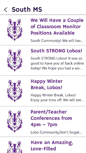 South Middle School Screenshot 2
