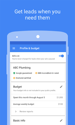 Local Services ads by Google screenshot 2