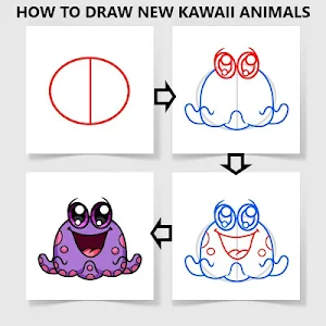 How To Draw New Kawaii Animals Screenshot 3