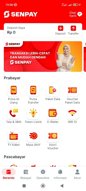 Senpayment - Agen Pulsa & PPOB Screenshot 1