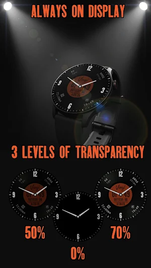 Vinyl Hybrid Watch Face Screenshot 3