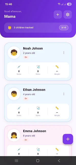 VitalSign: Kids Health Tracker Screenshot 2
