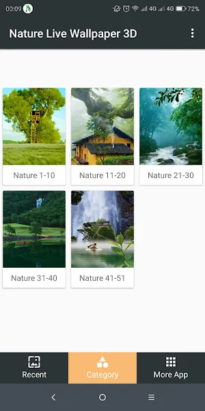 Nature Live Wallpaper 3D Screenshot 2