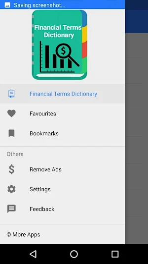 Financial Terms Dictionary Screenshot 0