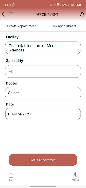 GeetanjaliHospital-Patient Screenshot 2