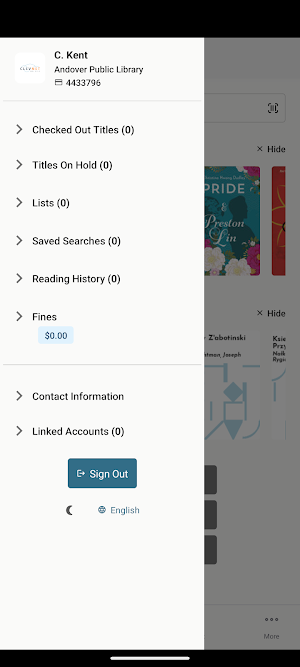 CLEVNET Libraries App Screenshot 1