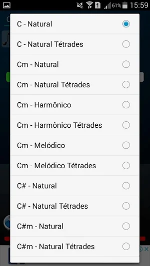 Campo Harmônico Piano Screenshot 0