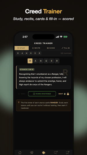 Ranger Handbook Screenshot 2