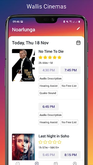Wallis Cinemas Screenshot 1