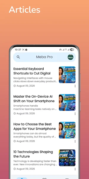 Meba Pro Screenshot 2