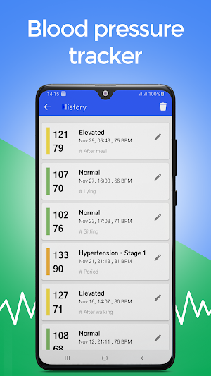 Blood Pressure Tracker Screenshot 0