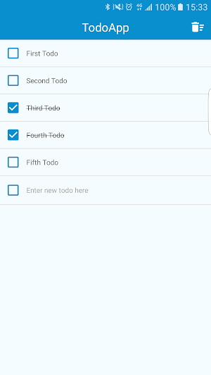 RNTodoApp Screenshot 1