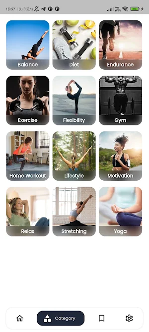 Fitness Blog Screenshot 1
