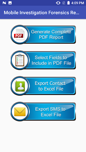 Mobile Investigation Forensics Report Maker PRO Screenshot 0