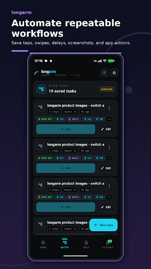 longarm MCP & REST automation Screenshot 1