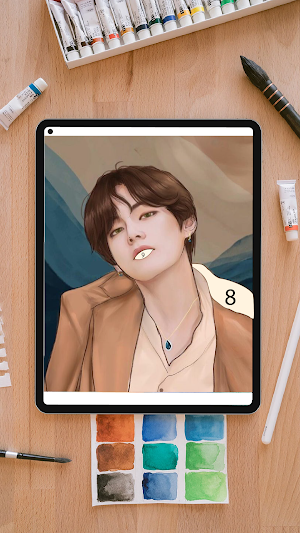 K-pop color by numbers Screenshot 0