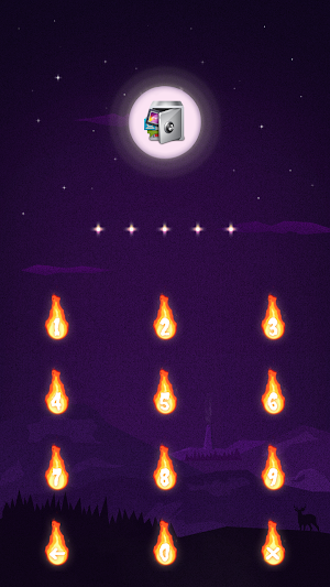 AppLock Live Theme Fire Screenshot 1