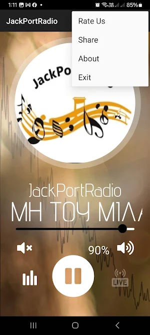 JackPortRadio Screenshot 2