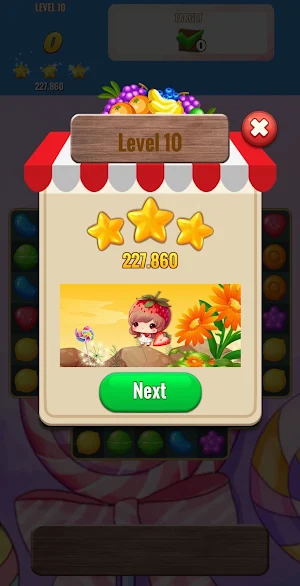 Candy Yummy Match 3 puzzle Screenshot 3