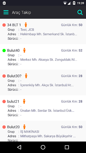 Bulut Filo ve Araç Takip Screenshot 1